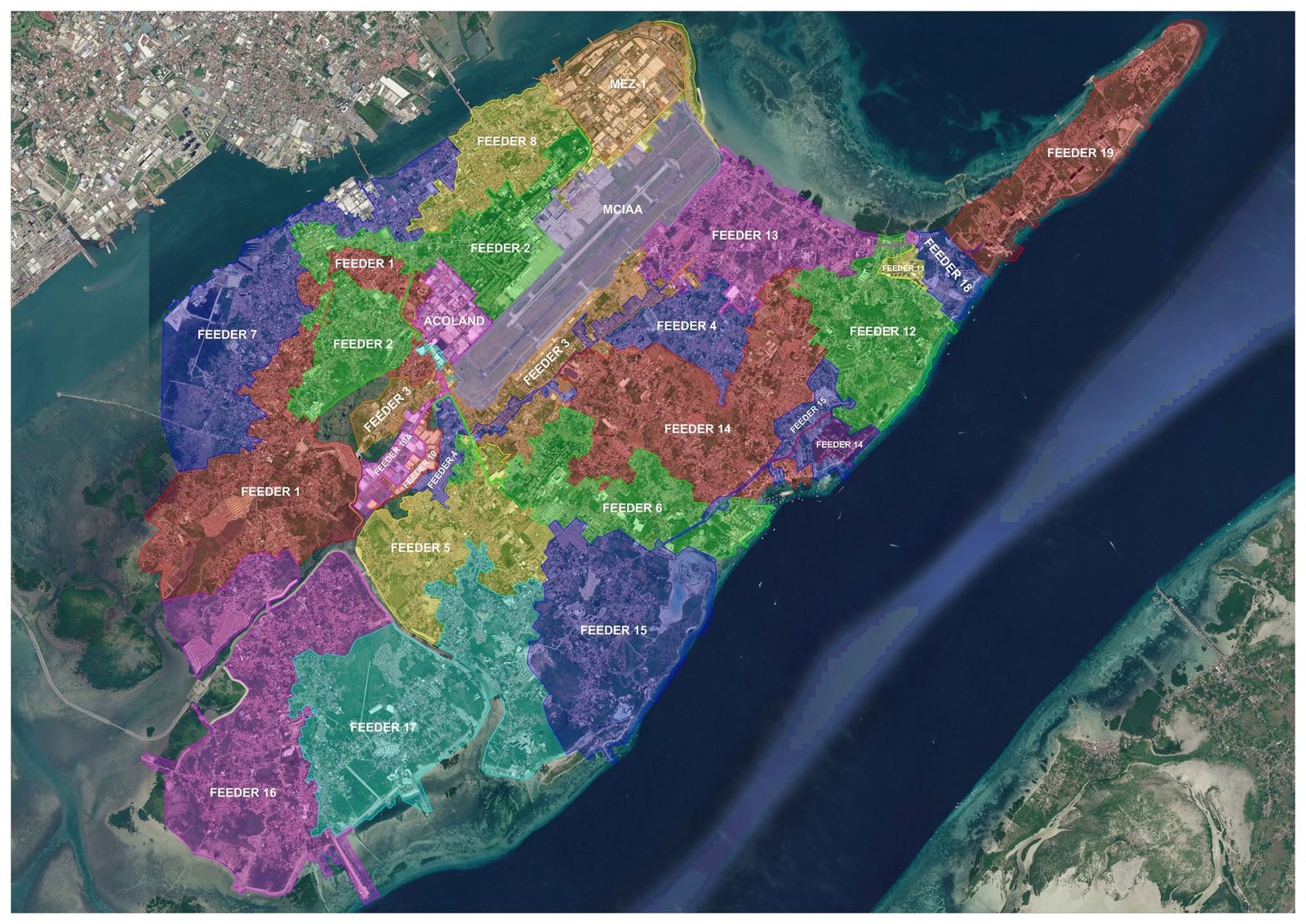 MECO service area map